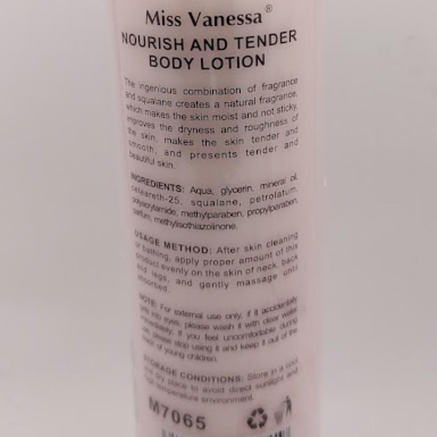Body Lotion Sakura Miss Vanessa – Suavidad Floral con Extracto de Flor de Cerezo (250 ml)